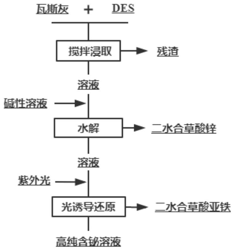 Method for leaching and separating bismuth from blast furnace gas dust or/and mud