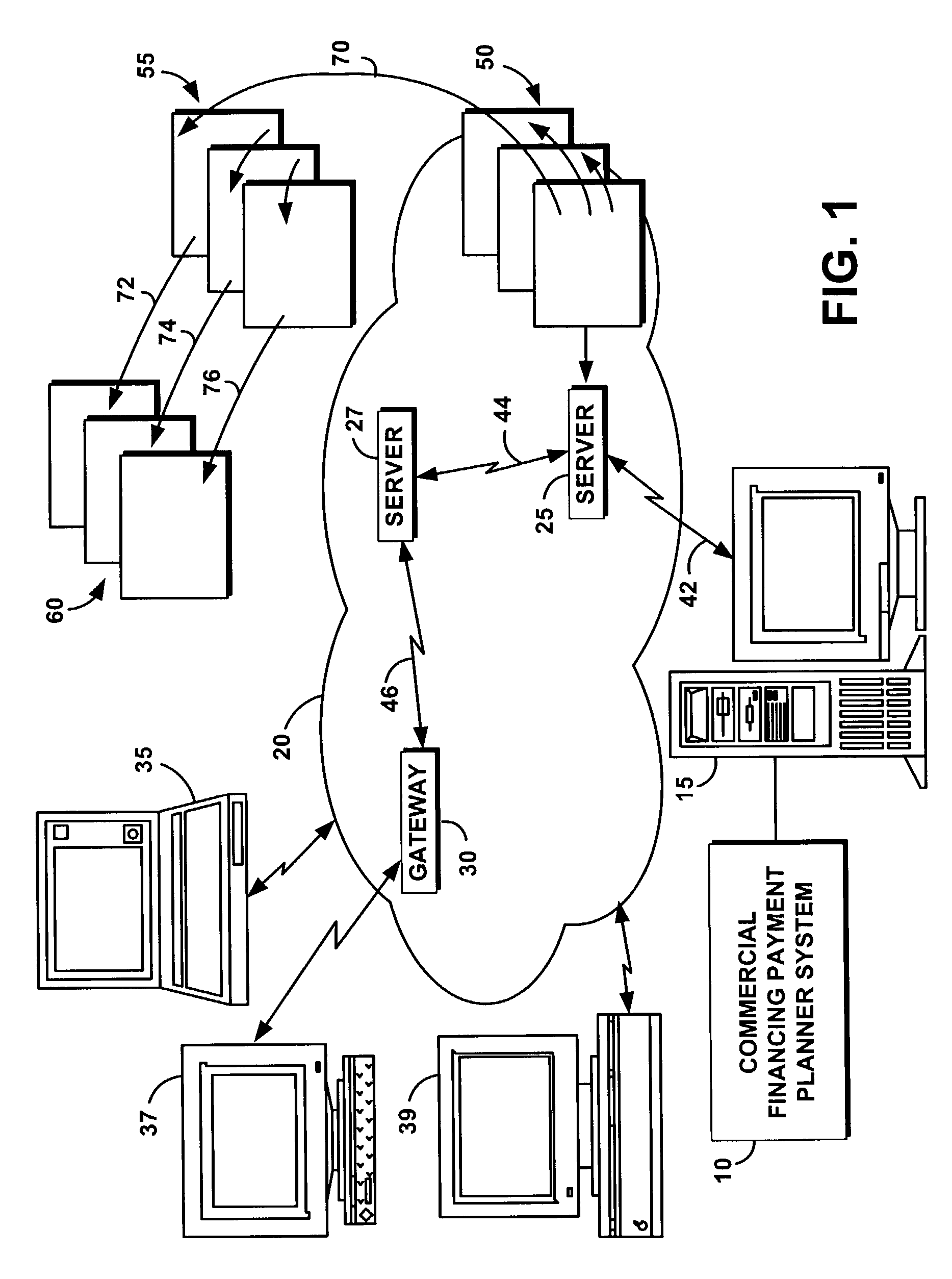 Method for planning commercial financing payment