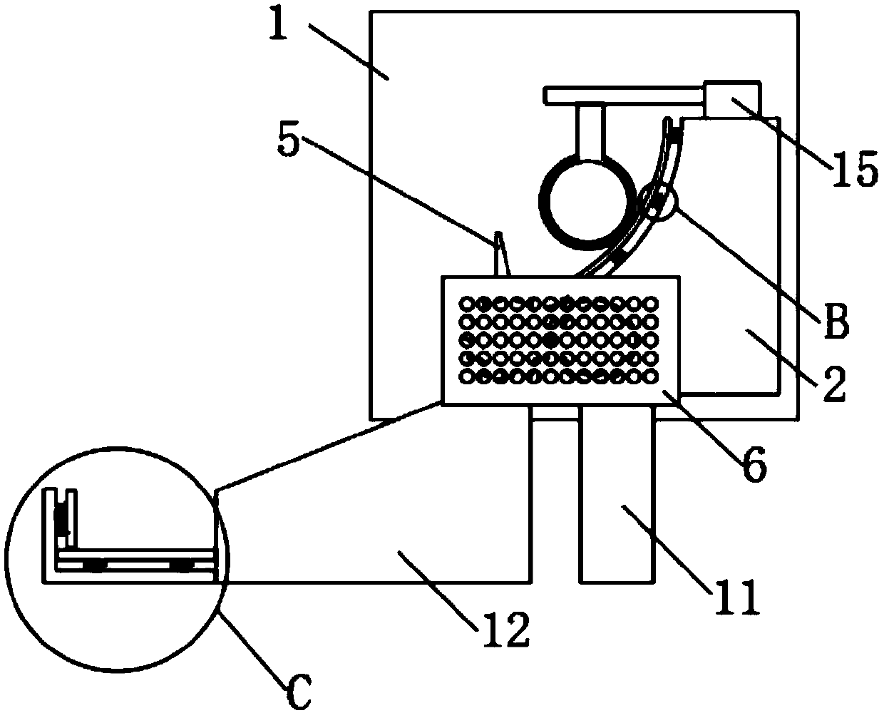 High-precision stainless steel pipe straightening device