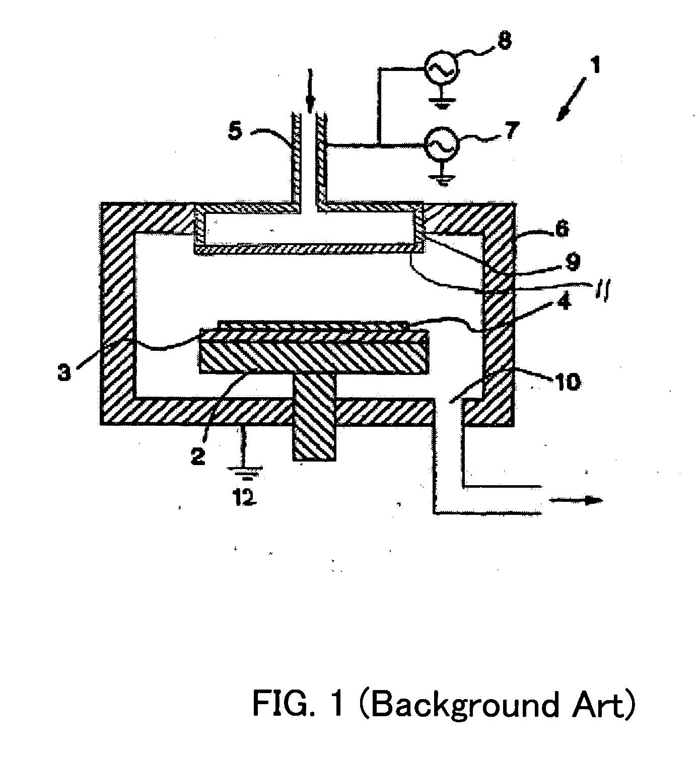 Plasma CVD film formation apparatus provided with mask
