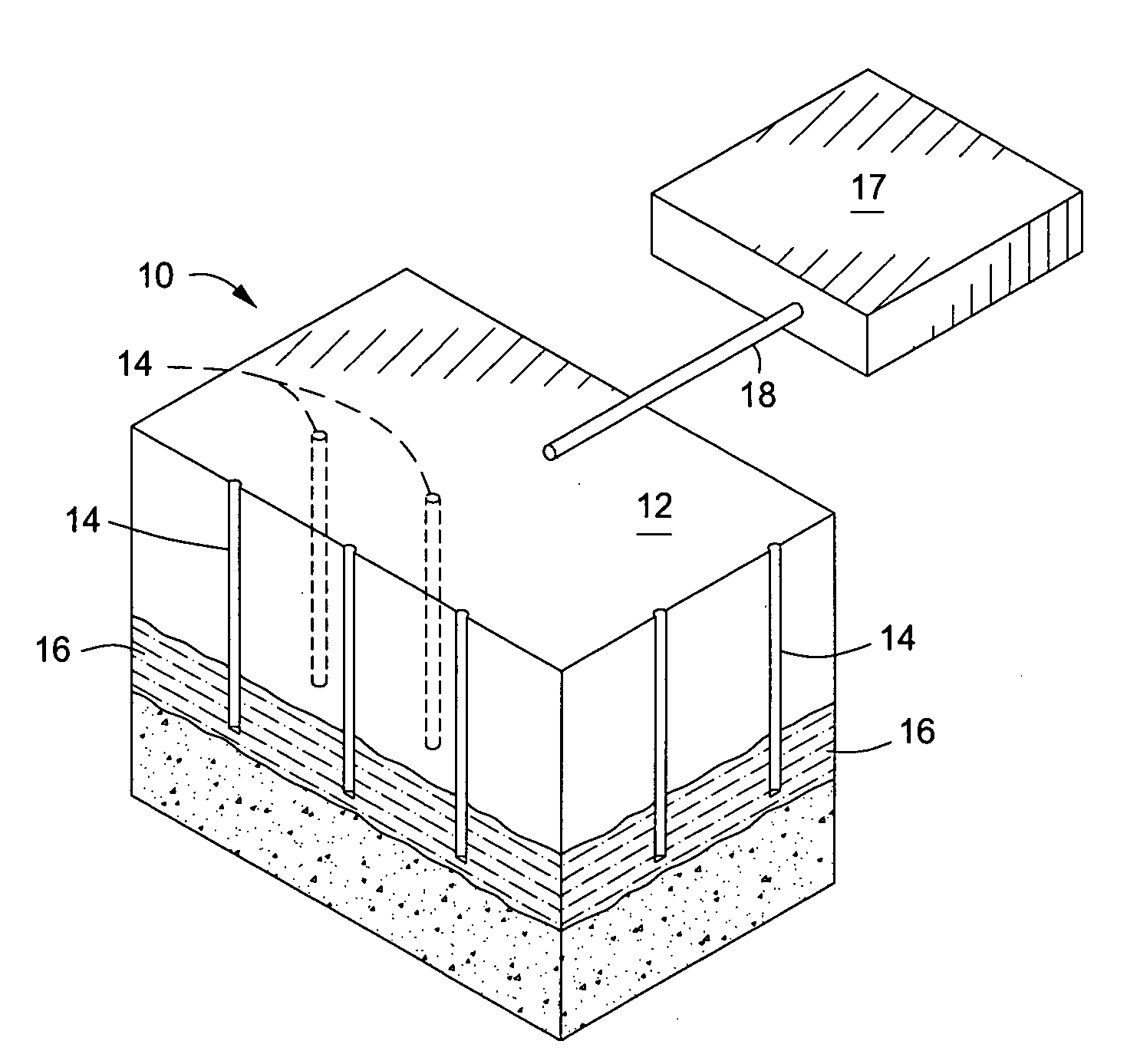 Granular electrical connections for in situ formation heating