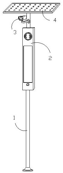 Video and voice monitoring intelligent self-control forest fire prevention propaganda device