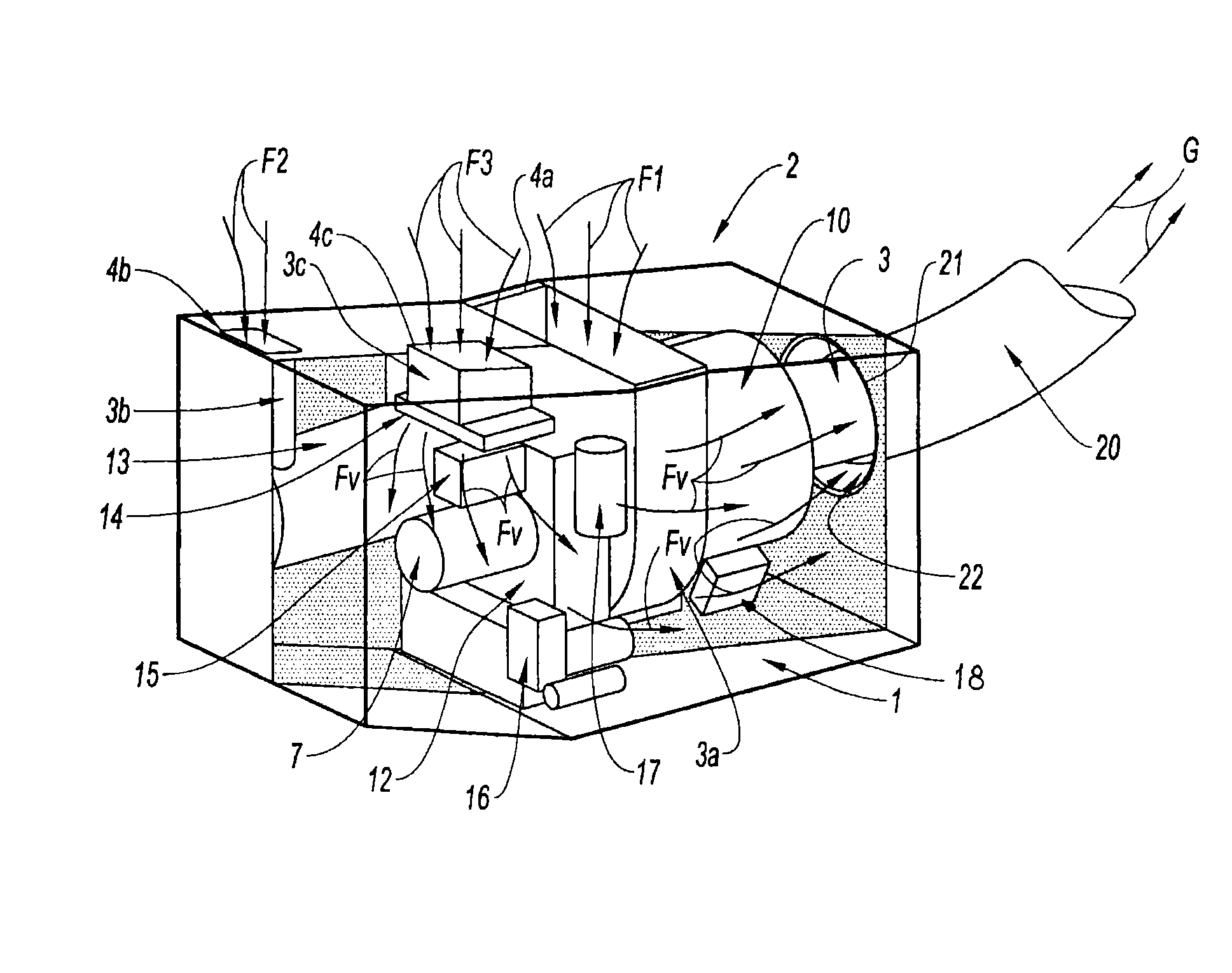 Method and system for feeding and ventilating with air a plant of an aircraft auxiliary power unit