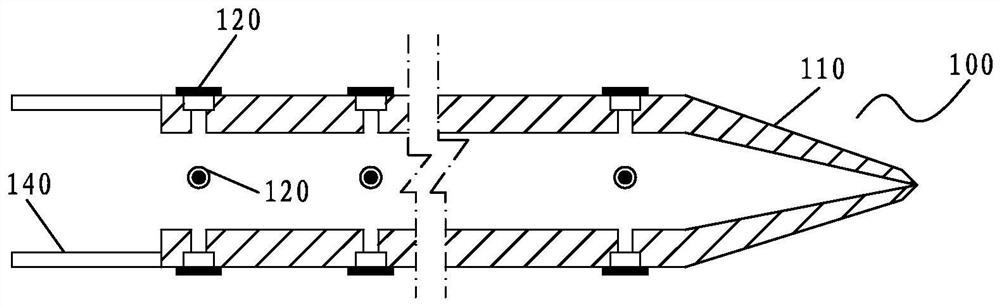 Layer-by-layer grouting construction method for fixed-point deep hole on the surface