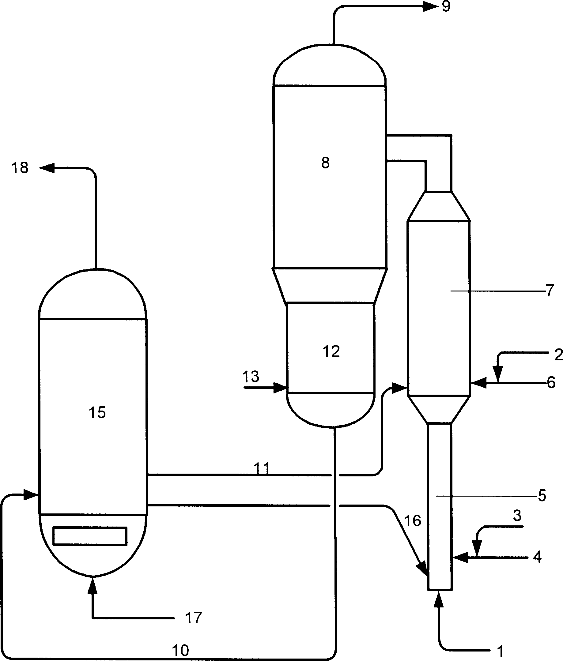 Catalytic conversion process of preparing ethylene and propylene