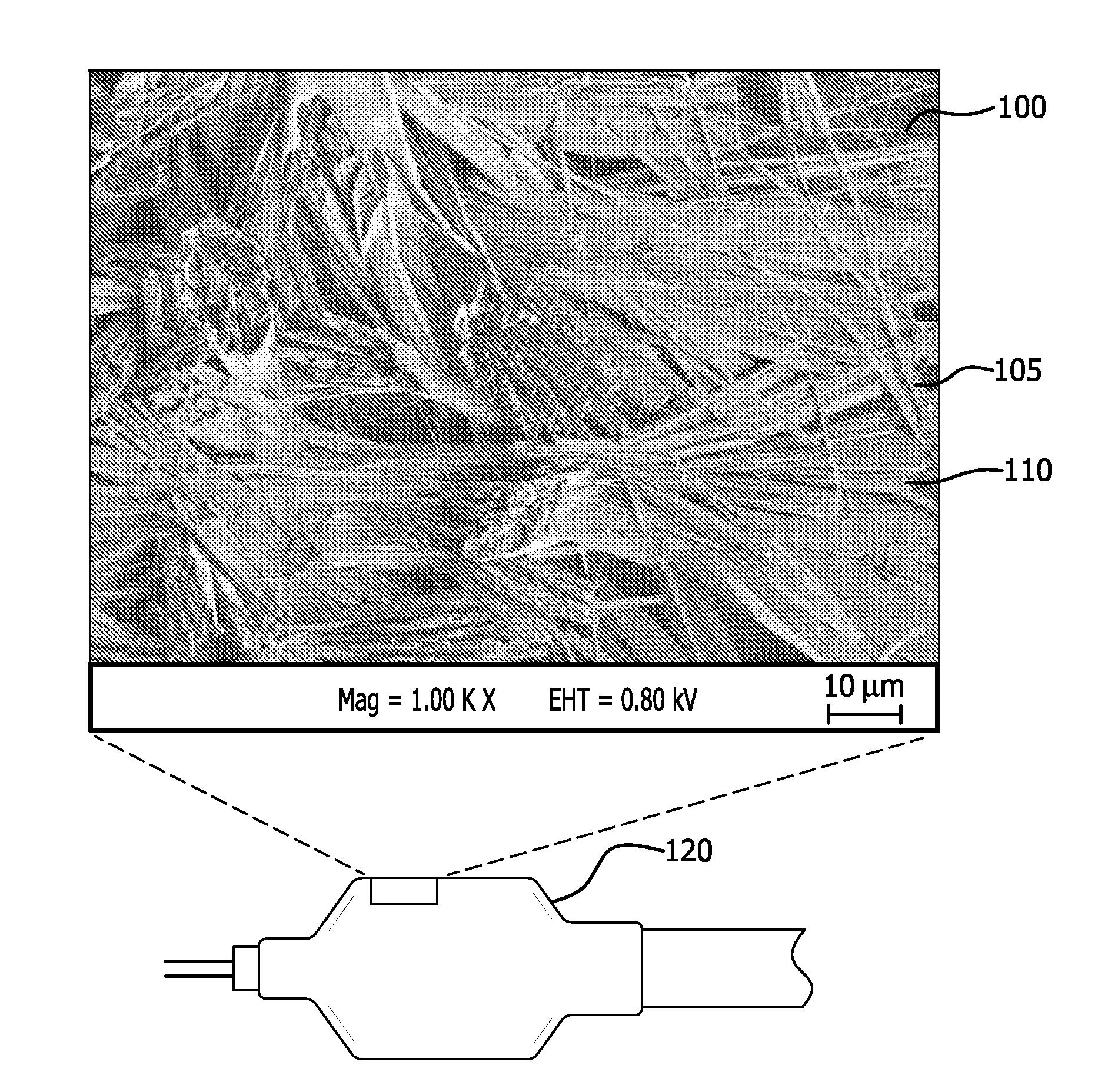 Porous composites with high-aspect ratio crystals