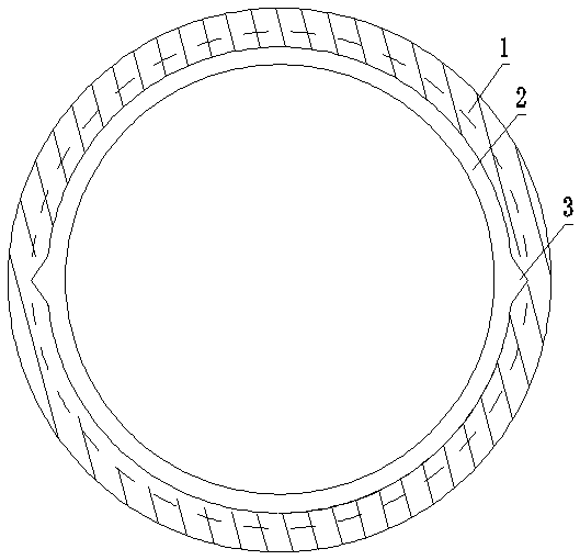 Polymer metal wear-resistant self-lubricating composite material, production method thereof, and guide bearing