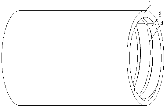 Polymer metal wear-resistant self-lubricating composite material, production method thereof, and guide bearing