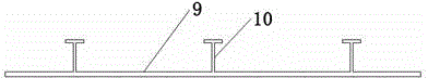 Single layer FRP concrete composite bridge slab construction method