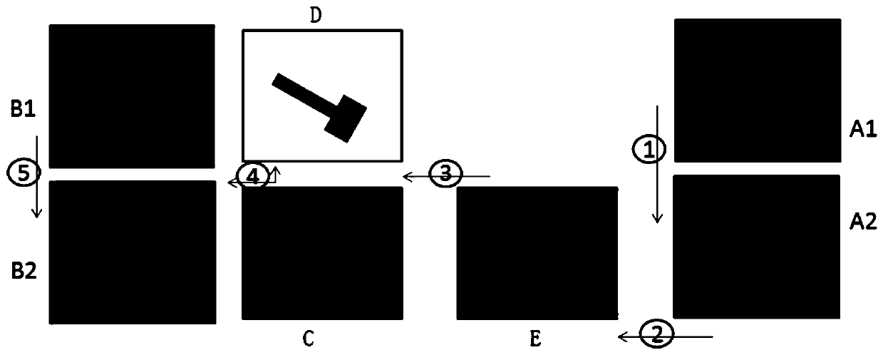 FPC function testing and standard picking and taking integrated operation method