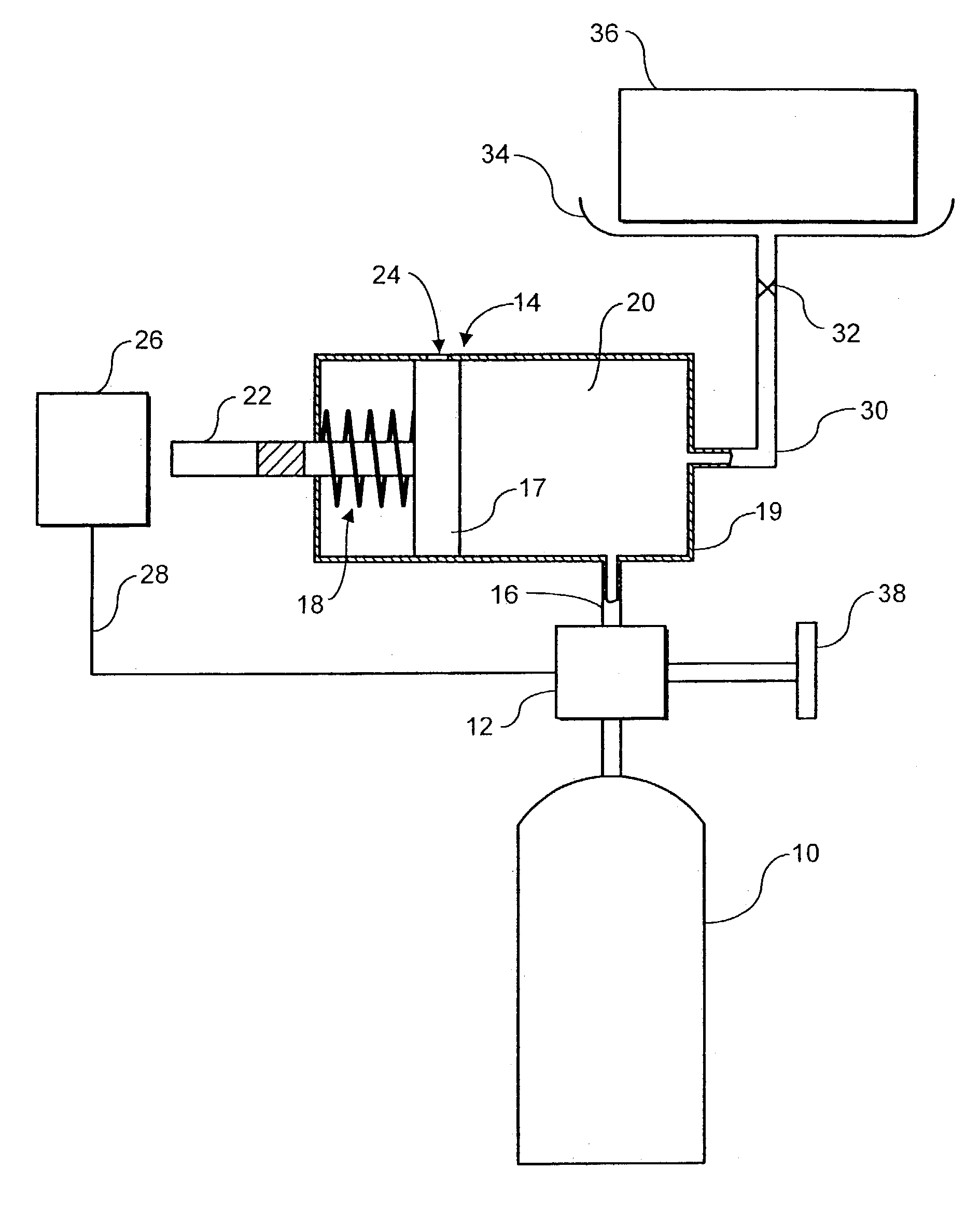 Gas sensor calibration system