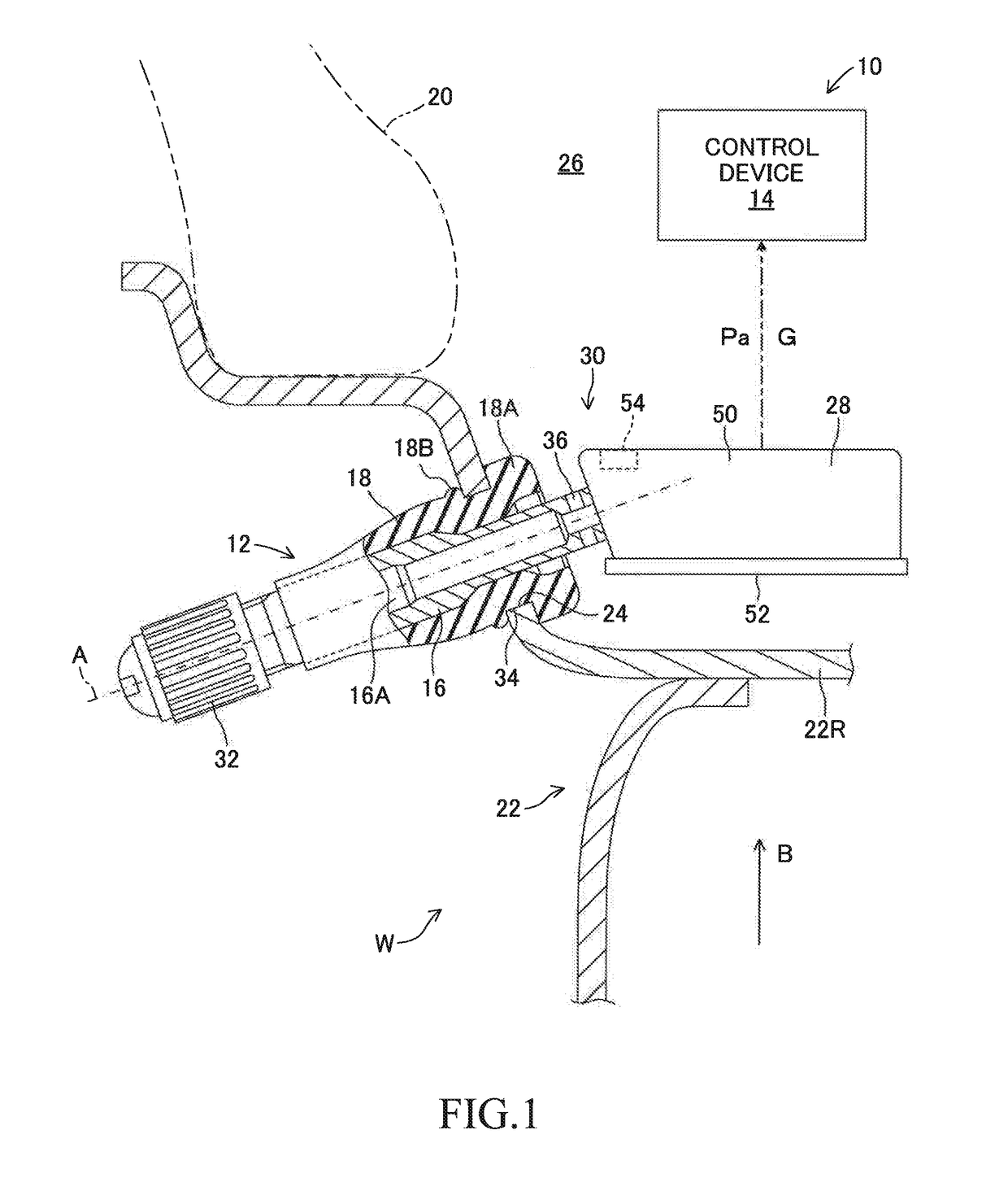 Replacement necessity determination device for snap-in valve