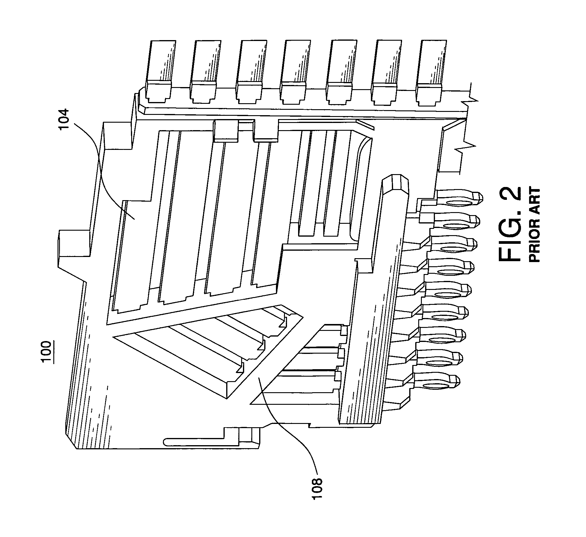 Mechanically robust lead frame assembly for an electrical connector