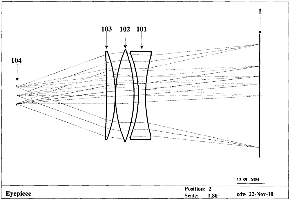 An optical transmission projection stereoscopic helmet-mounted display