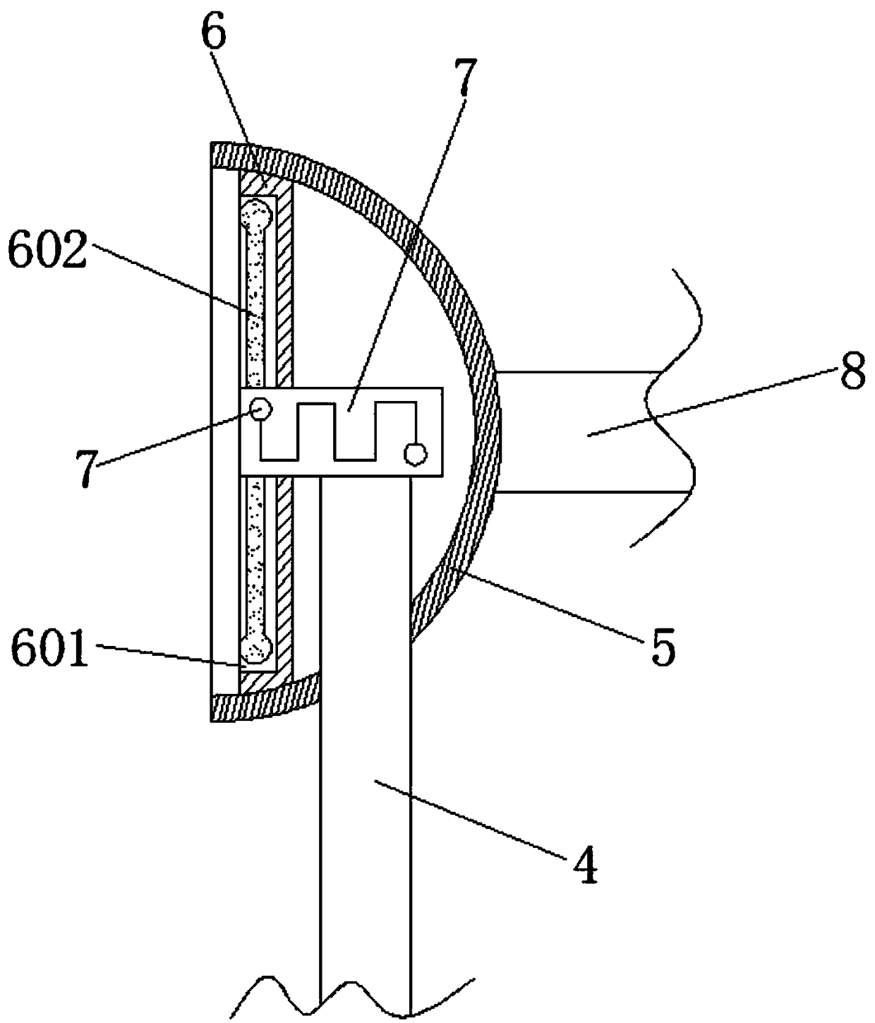 Car paint spraying and polishing integration device for local parts of car body