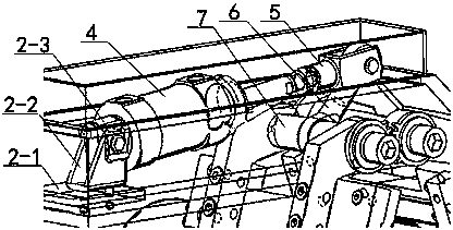 Special clamp for drilling mechanism