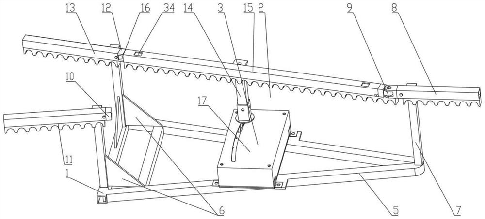 Self-propelled monorail transportation rail switching device for hillside orchard