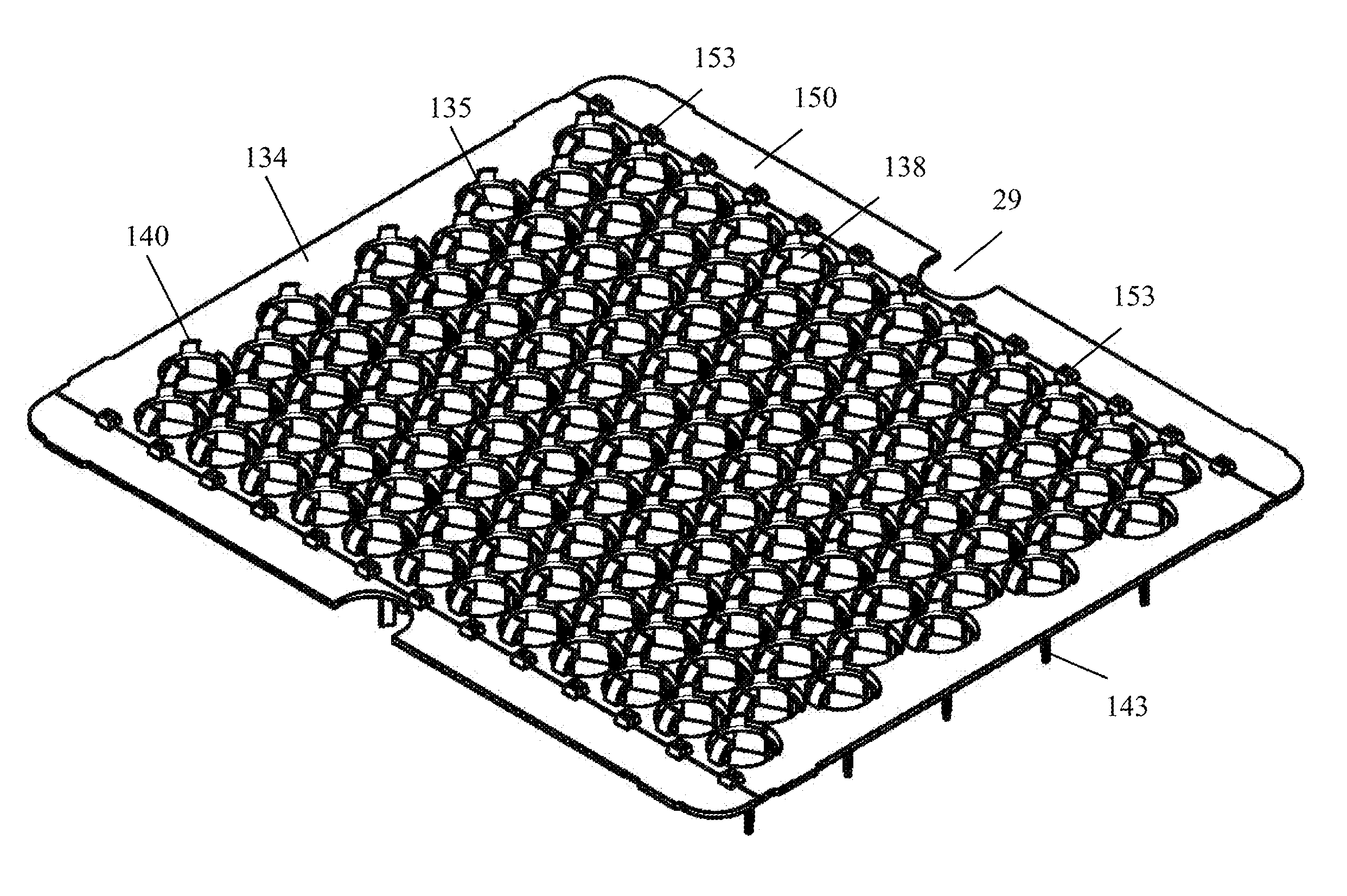 Holding structure for concurrently holding a plurality of containers for substances for medical, pharmaceutical or cosmetic applications as well as transport or packaging container comprising the same