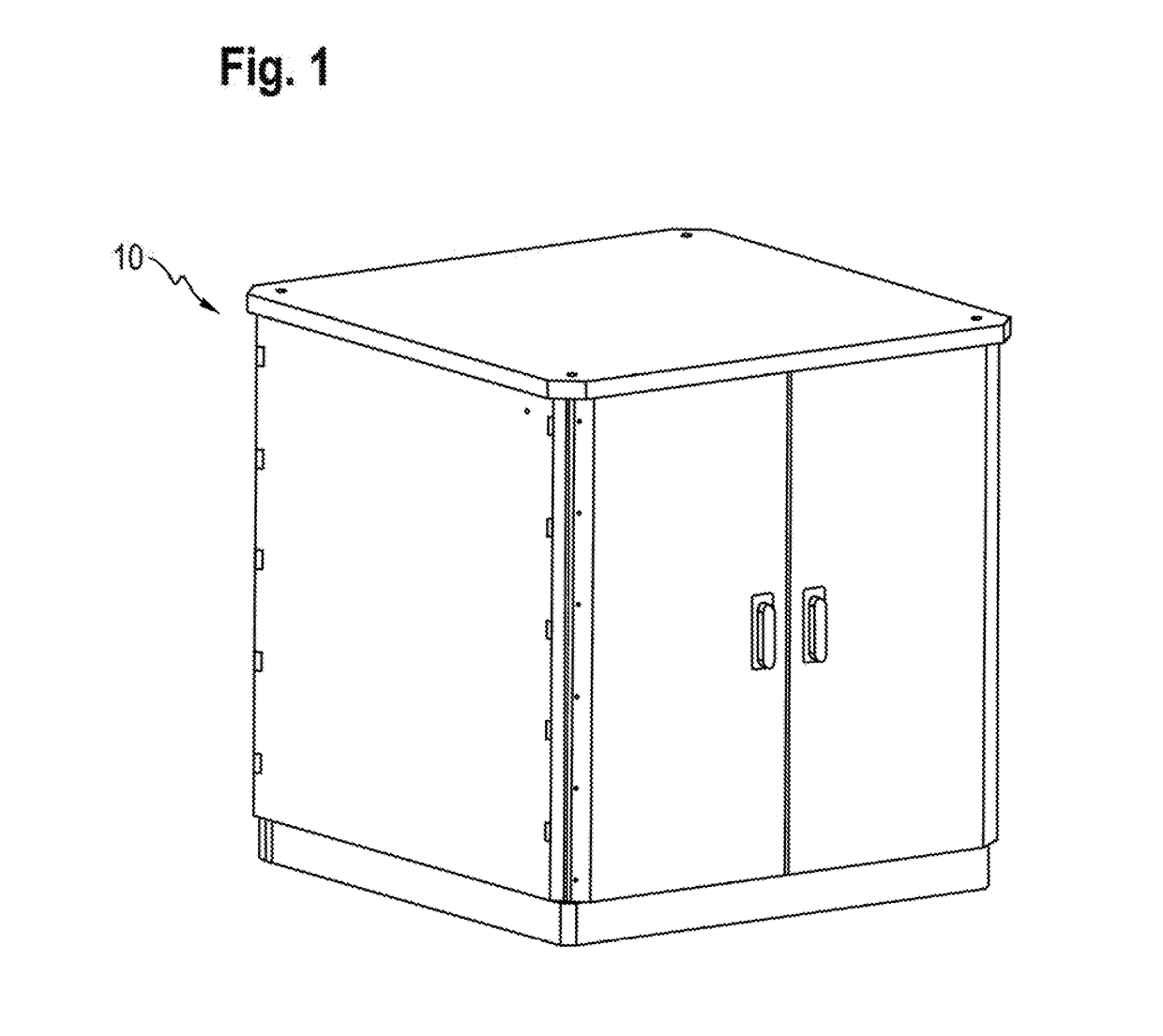 Housing for an electricity charging station and method for producing same