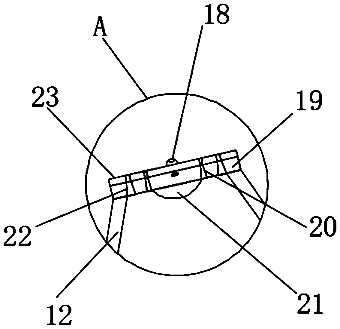 High-altitude spraying dust-settling device for construction site