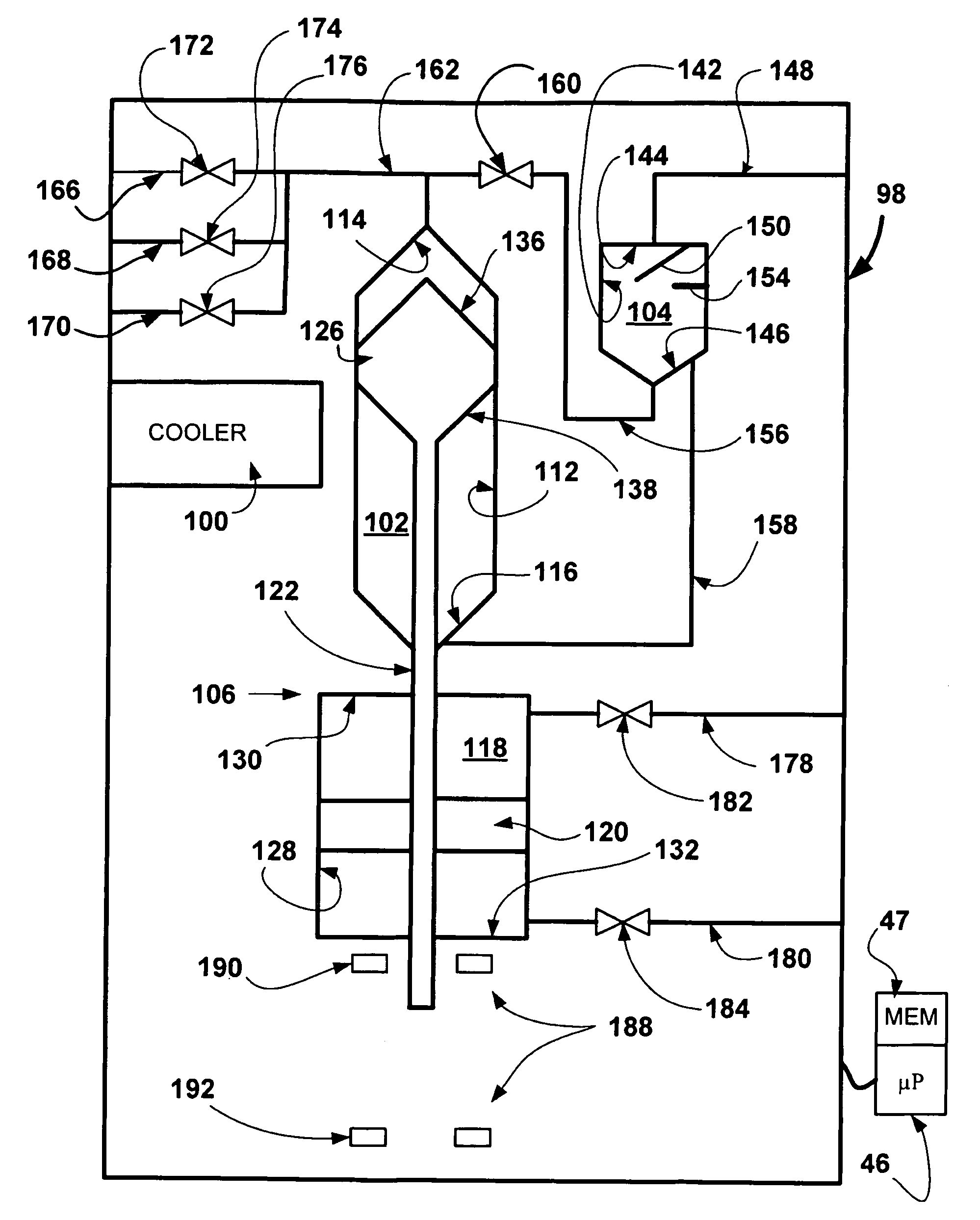 Reid vapor pressure analyzer with an air saturator