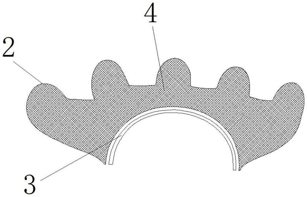 Metal-based ceramic glove mold and preparation method thereof