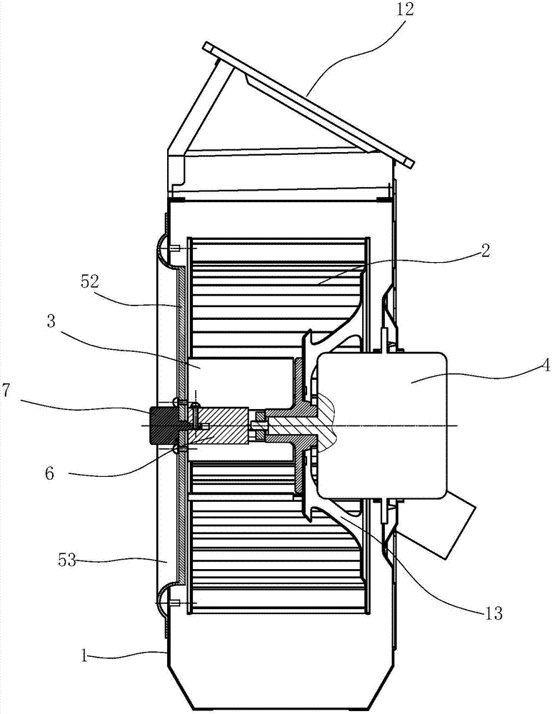 Multi-wing centrifugal fan