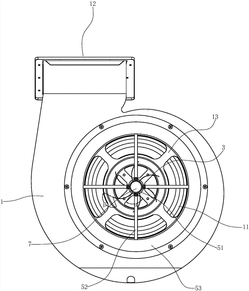 Multi-wing centrifugal fan