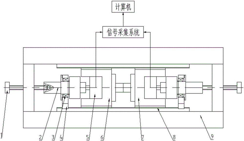 Device and method for testing normal stiffness of mechanical joint surface