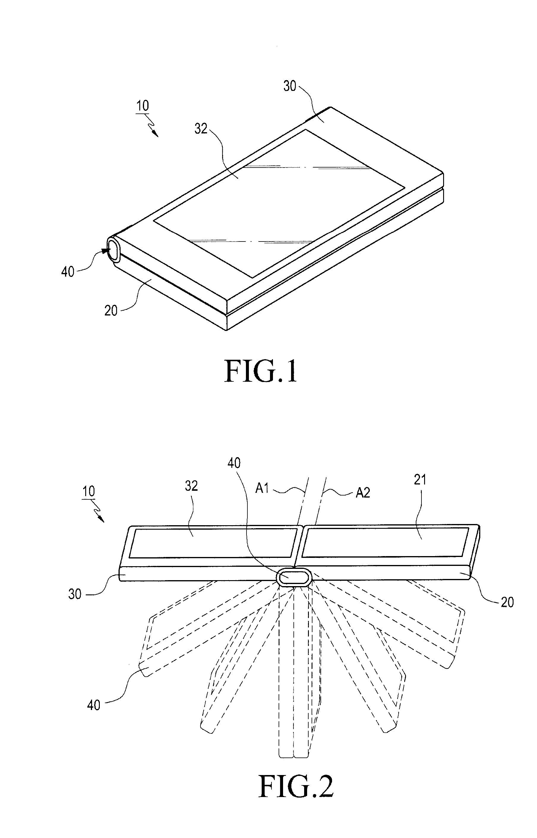 Multidisplay portable device