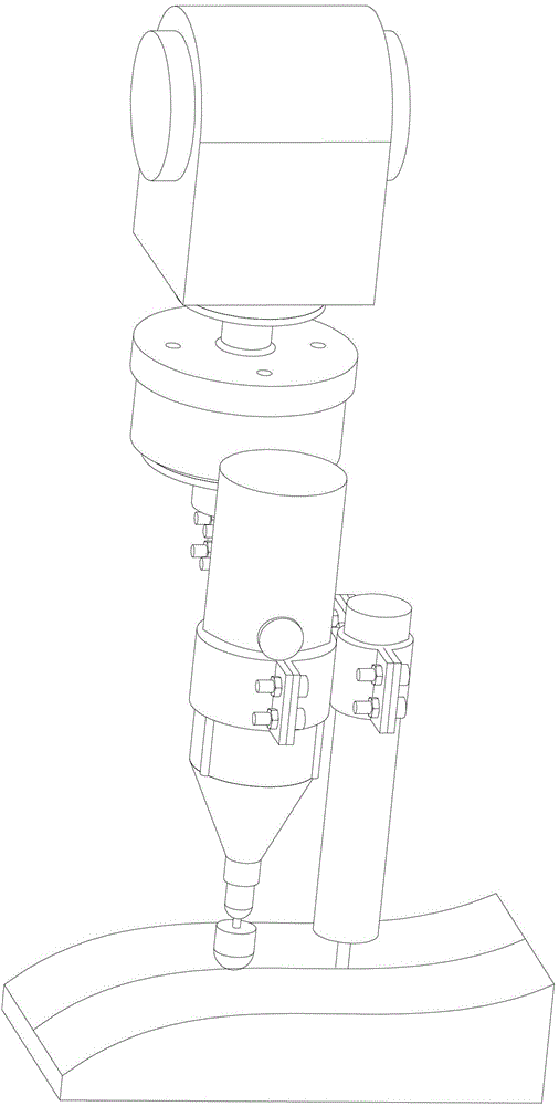 Robot grinding device and grinding method thereof