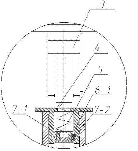 Down-hole annular blowout preventer experiment bench