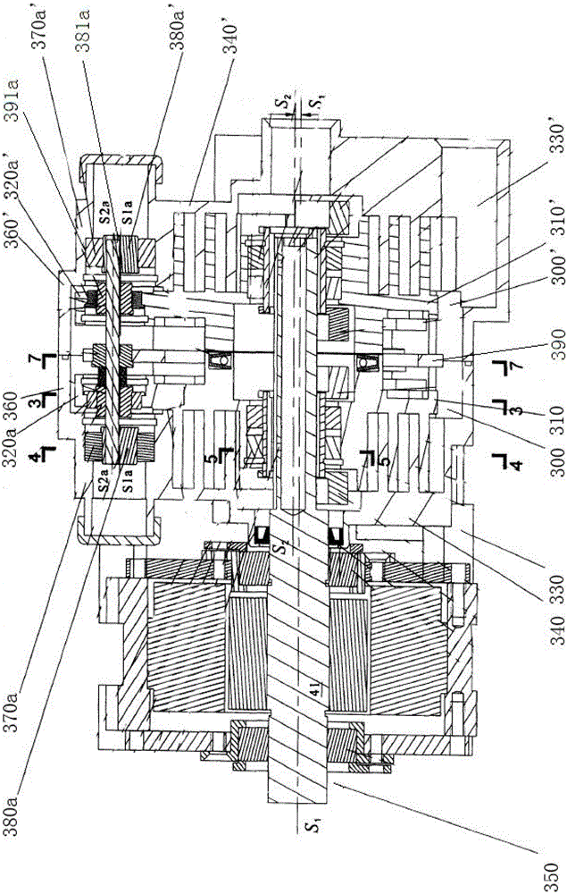 Scroll vacuum pump with magnetic fluid translational sliding thrust bearing and sealing structure