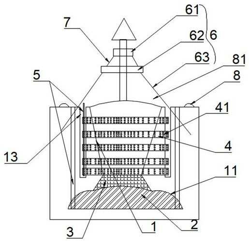 Planting method for facilitating root maintenance of trees and shrubs