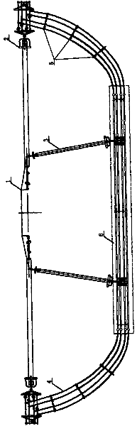 Strain iron tower drainage system for power transmission line