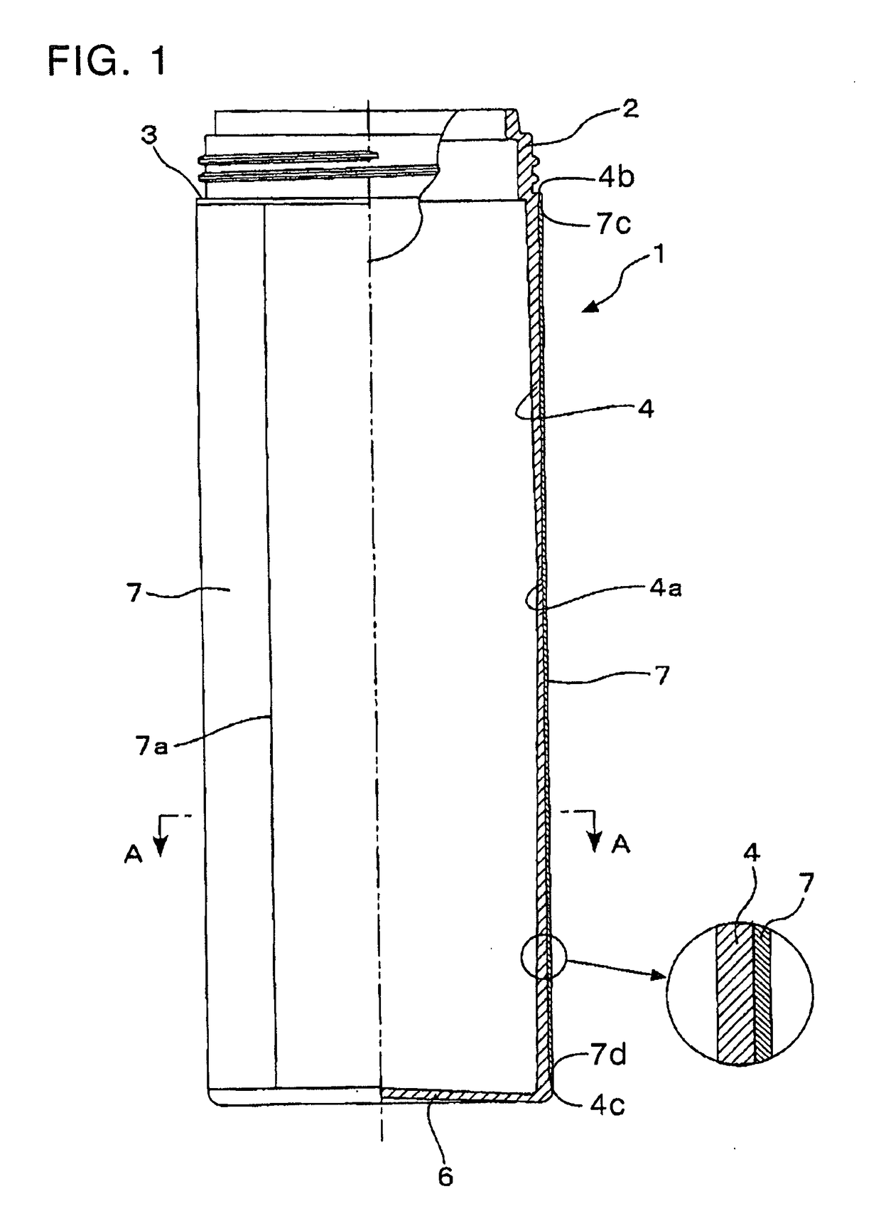 In-mold labeled container and molding process thereof