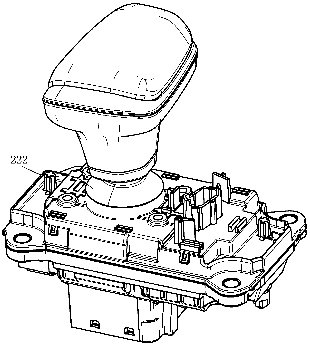 Multifunctional automobile gear shifting handball