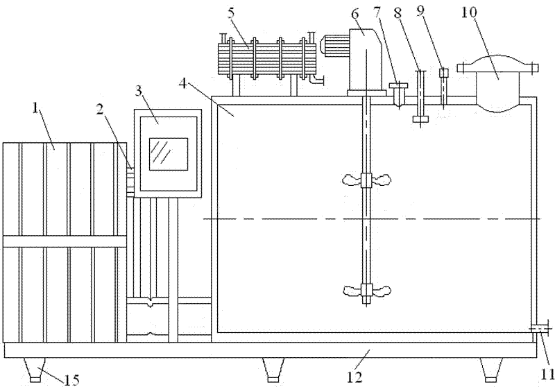 Quick-refrigerating type milk-storing cool storage tank