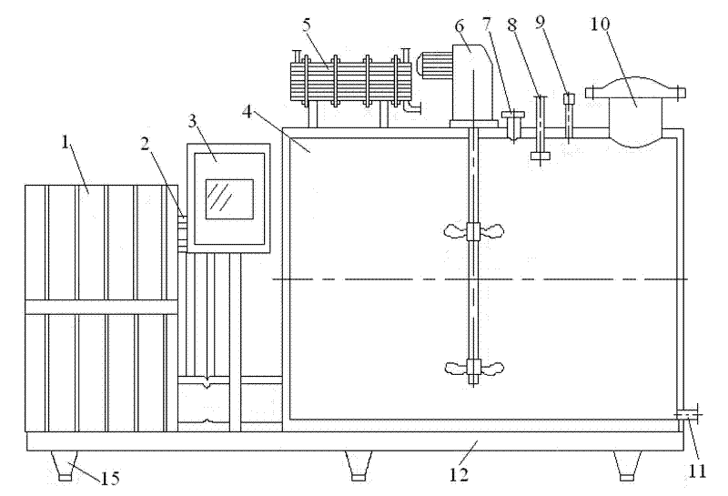 Quick-refrigerating type milk-storing cool storage tank