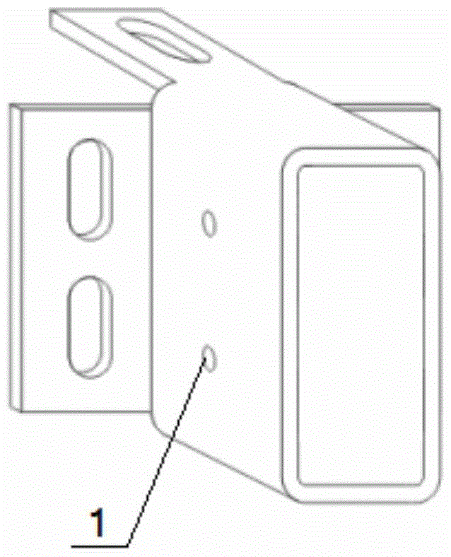 Back-bolt self-locking dry-hanging connector for stone curtain wall