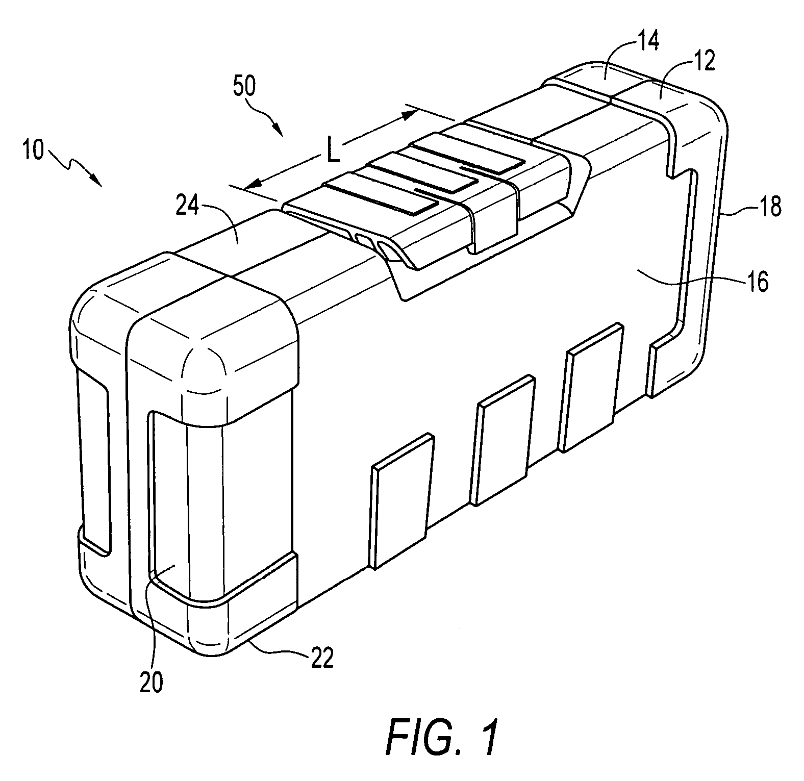 Latch for tool accessory case