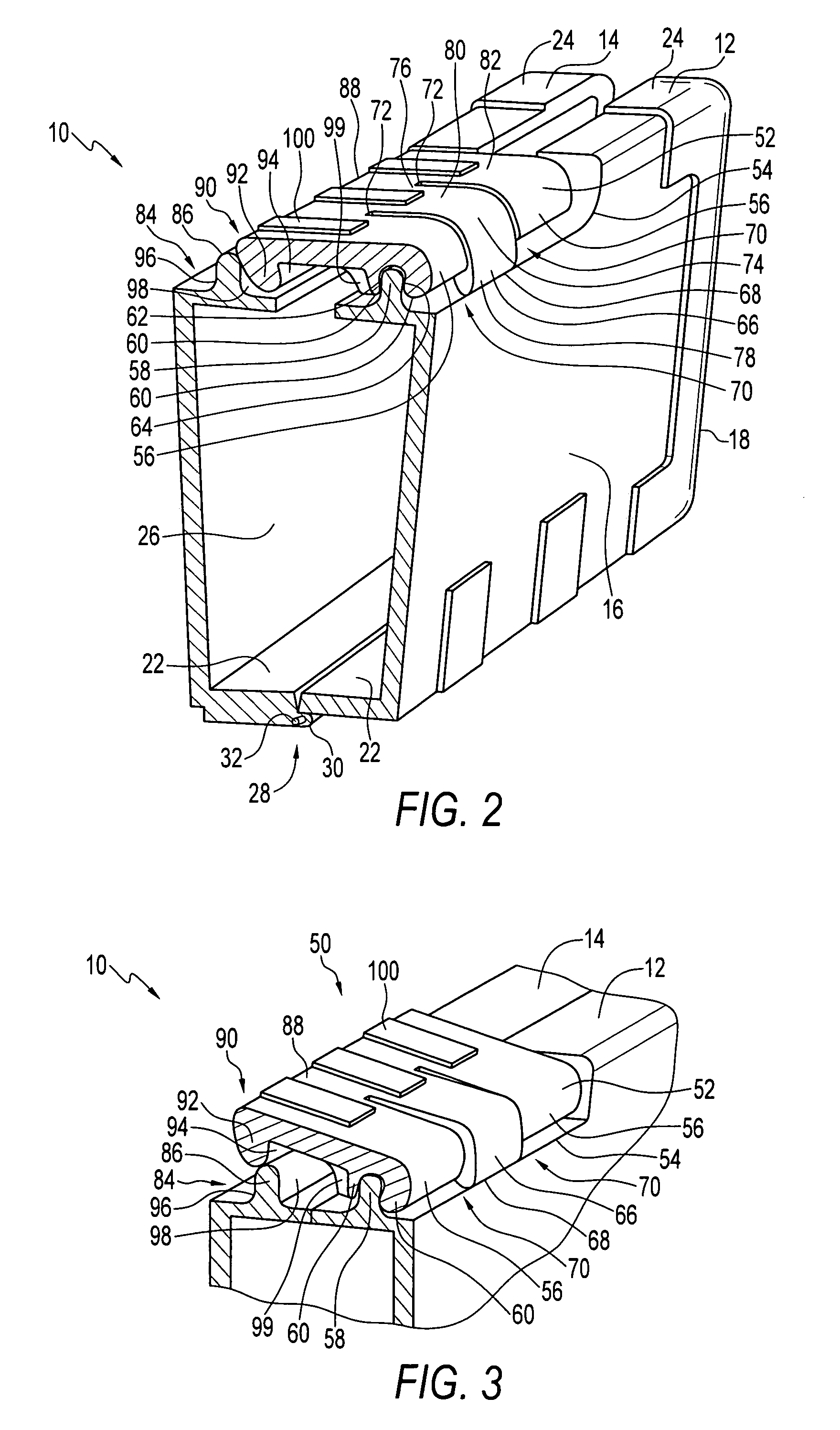 Latch for tool accessory case