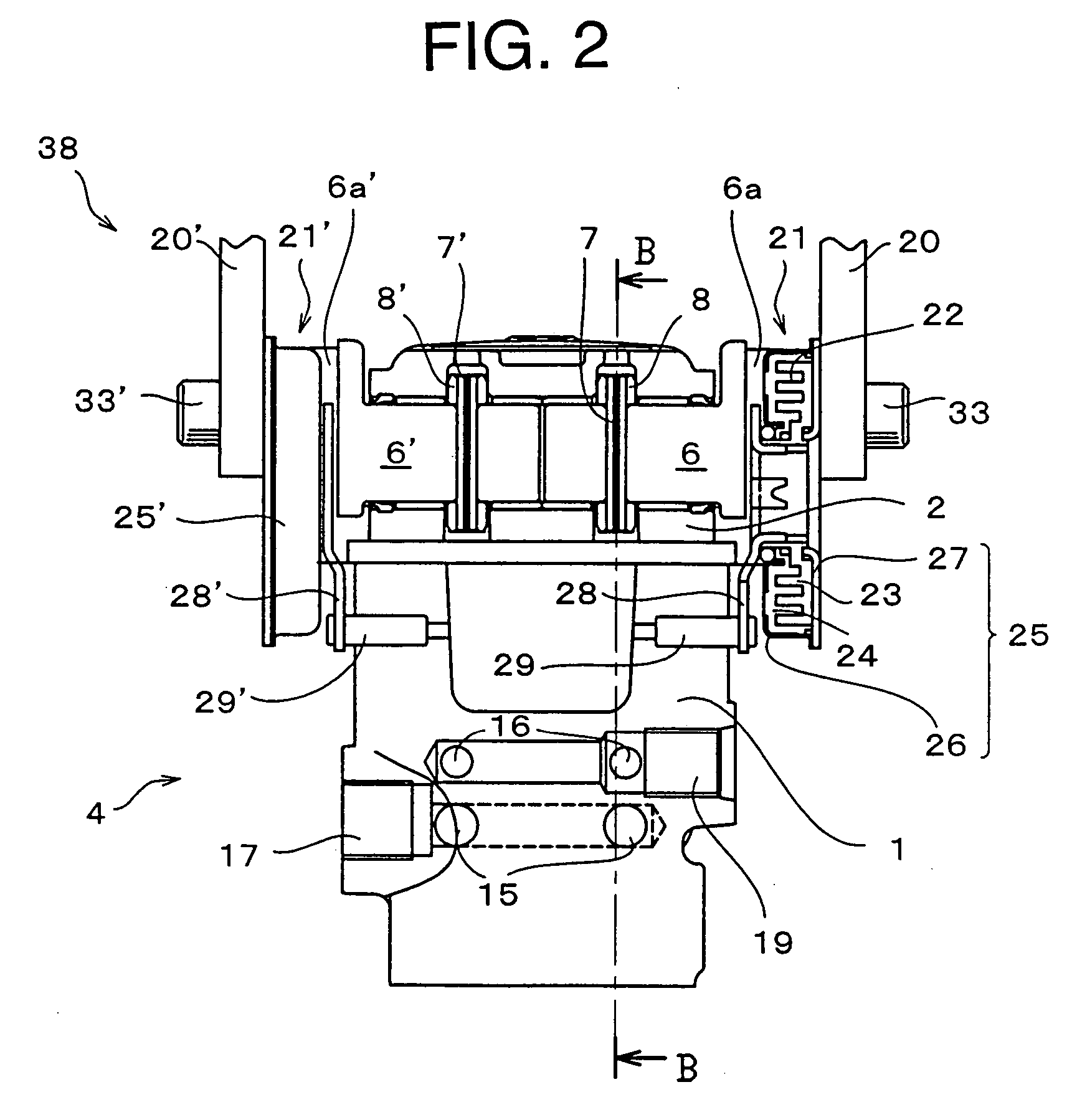 Operating lever device