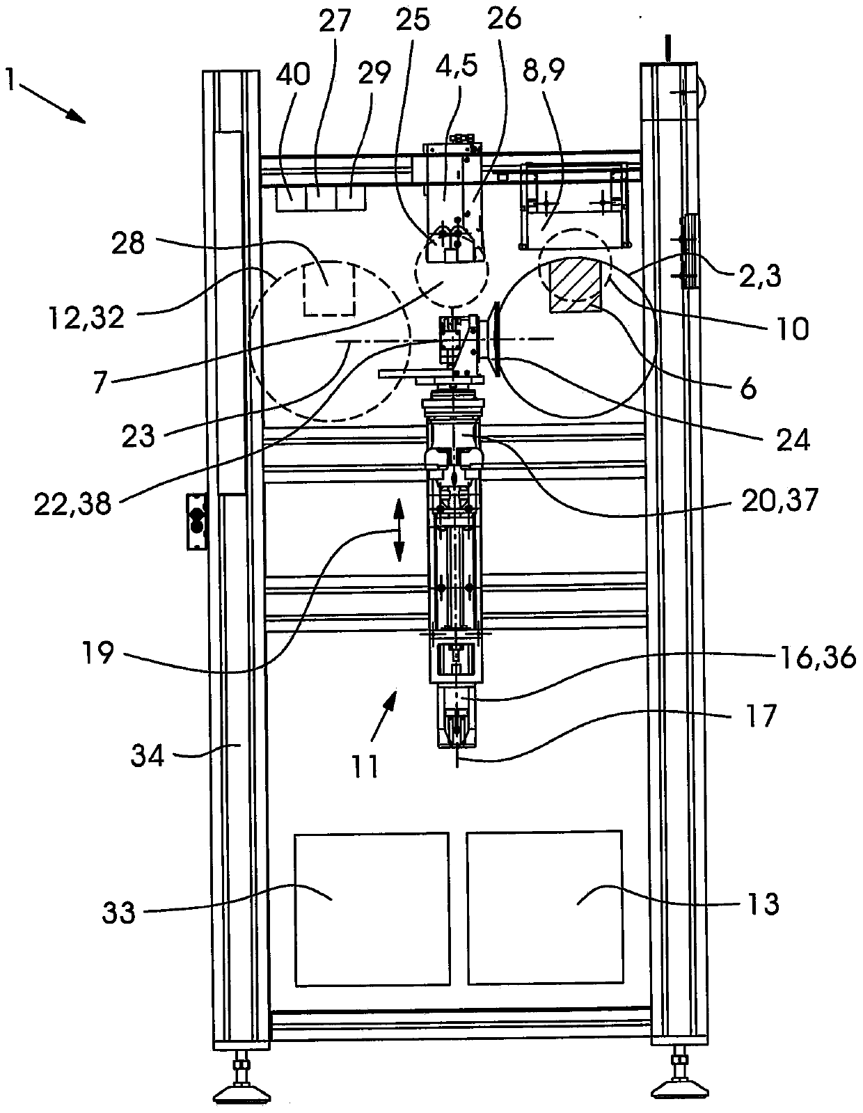 Equipment for printing the surface of objects