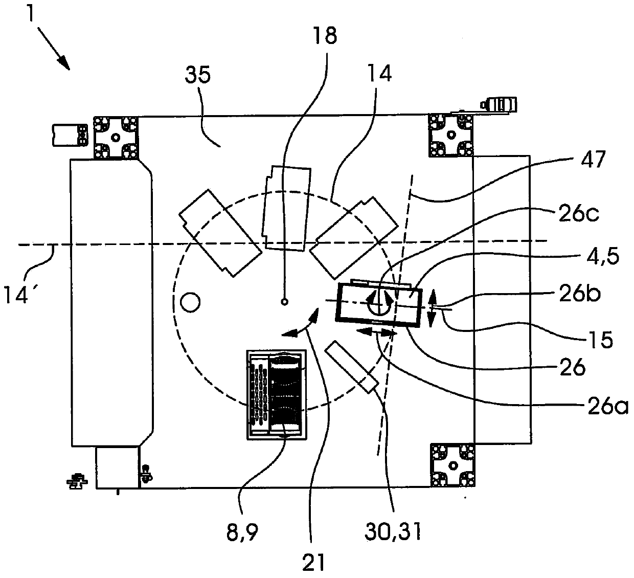 Equipment for printing the surface of objects