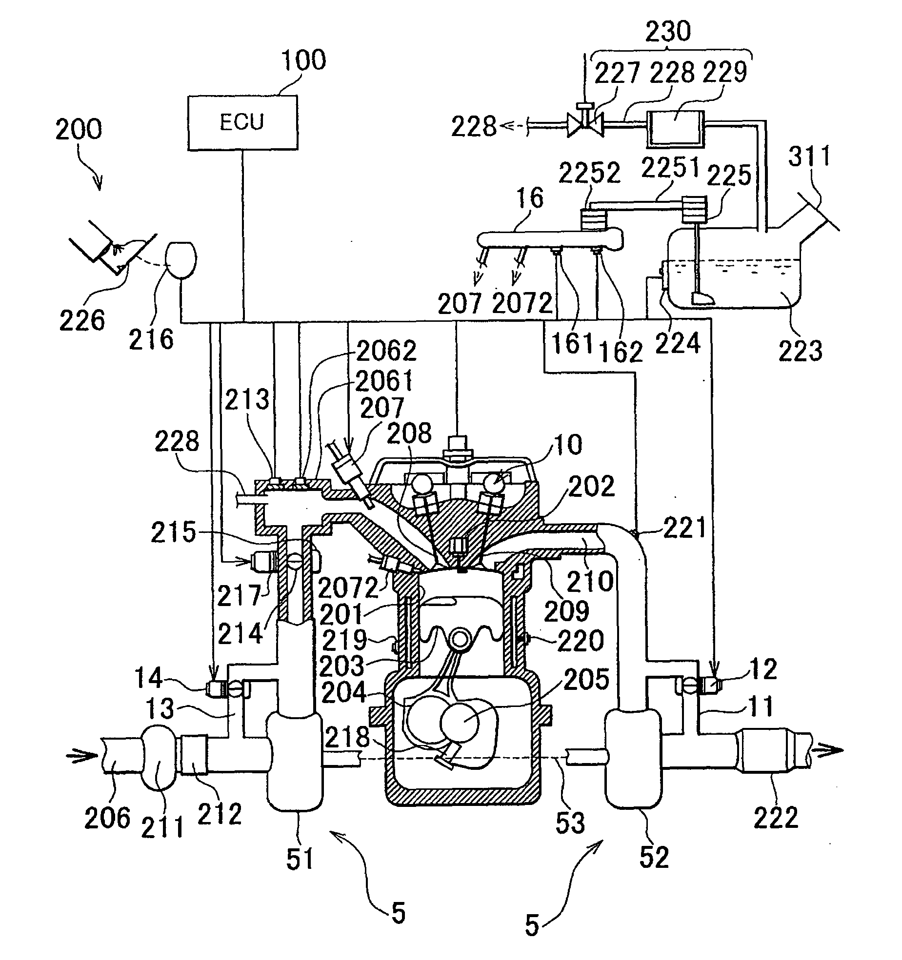 Control device and control method for internal combustion engine