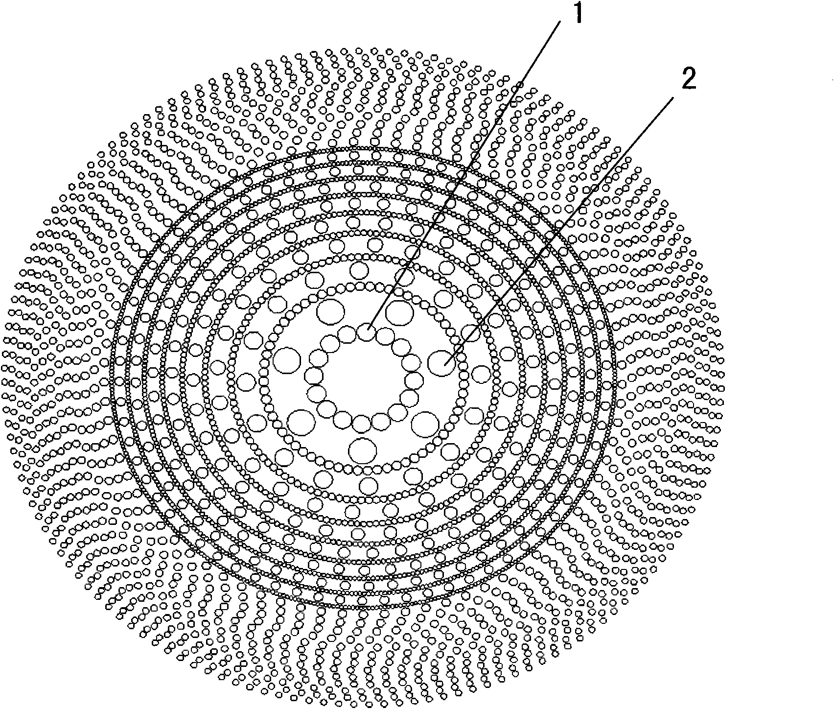 Interlaced type photon sieve