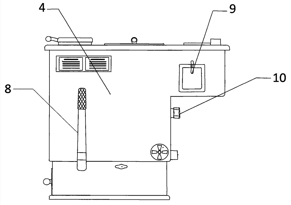 Biomass energy-saving and environment-friendly stove