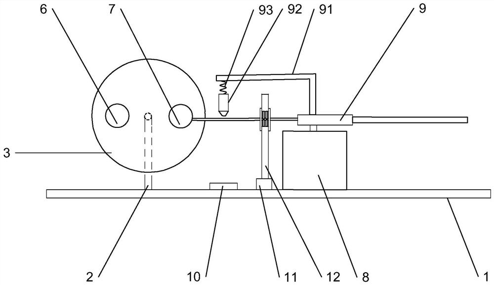 Intelligent wire drawing machine capable of reducing metal wire abrasion and control method thereof