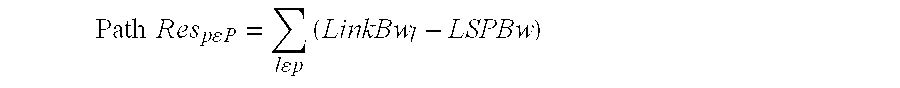 Method and apparatus for selecting a preferred LSP path from a set of equal cost paths